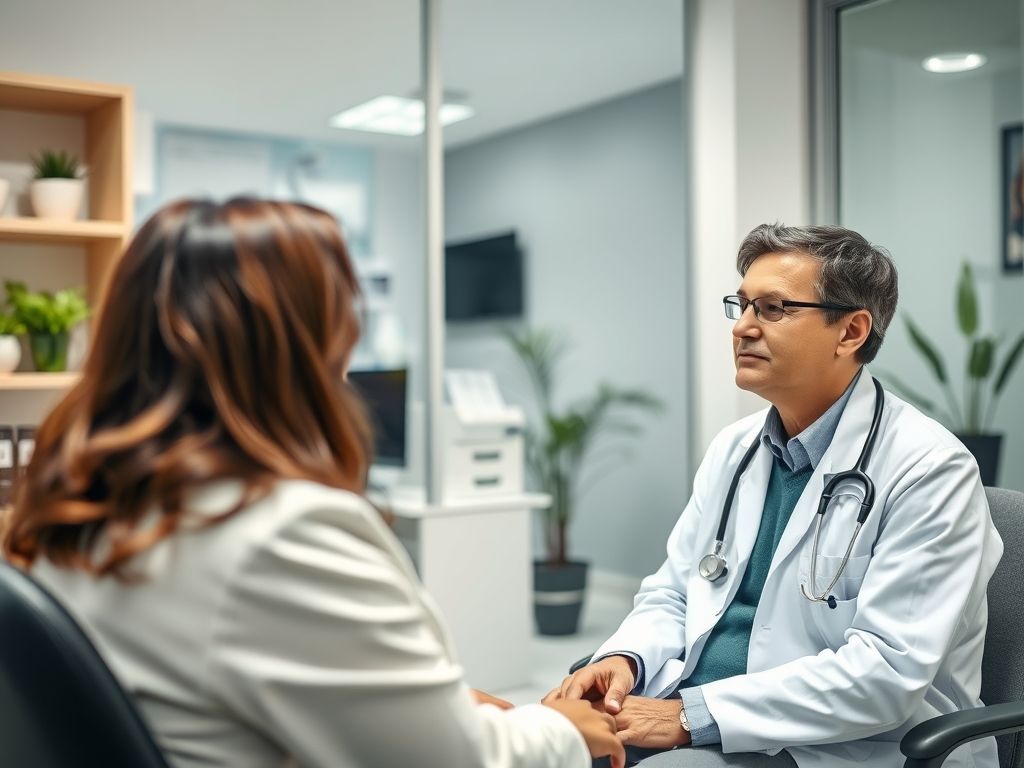 Dr. Garcia in consultation